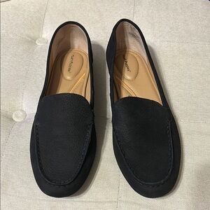 Hush Puppies Black Casual Loafers